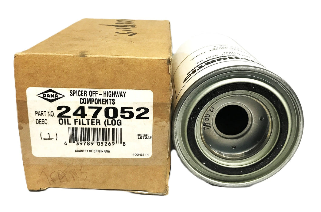 Dana Spicer Forklift Hydraulic Oil Filter 247052 NOS