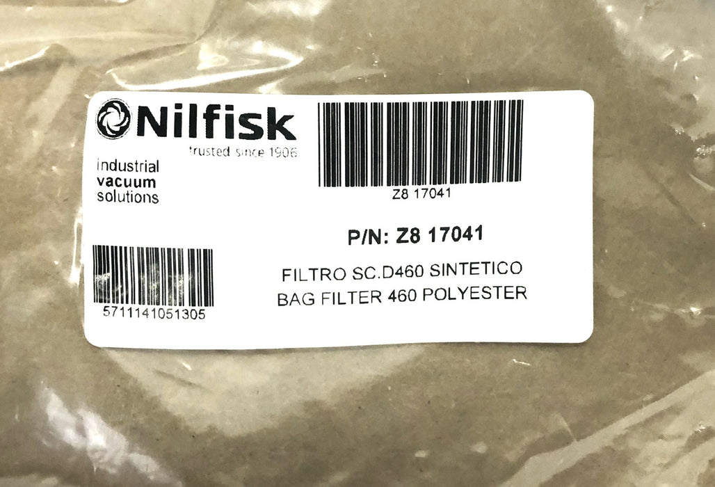 Nilfisk Filtro SC.D460 460 Polyester Sintetico Bag Filter Z8-17041 NOS