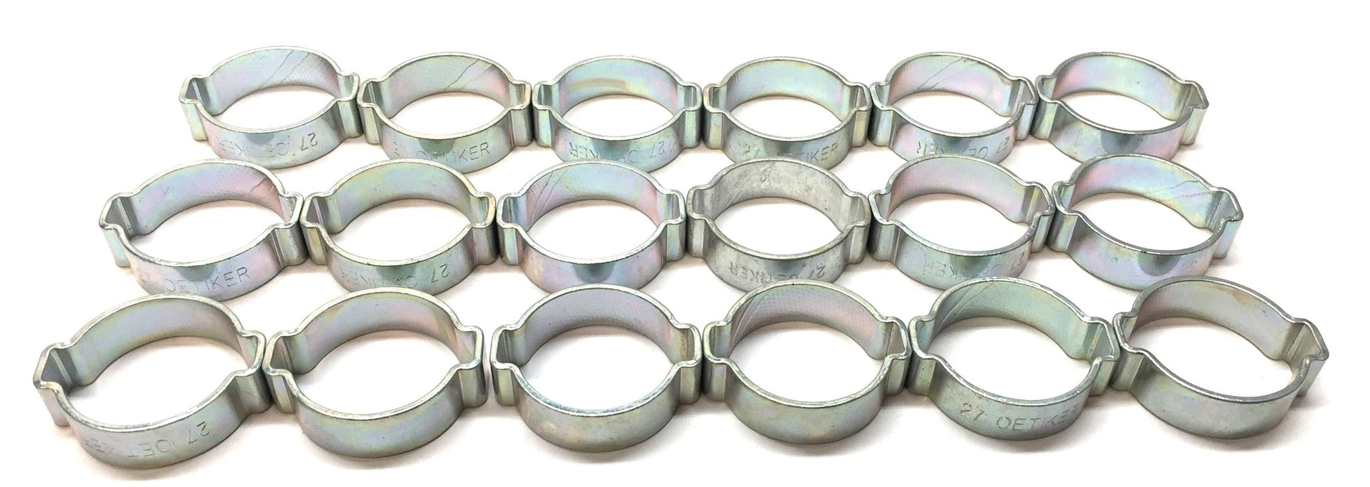 Oetiker 2-Ear Clamp 10100034 (OET 27) [Lot of 18] NOS