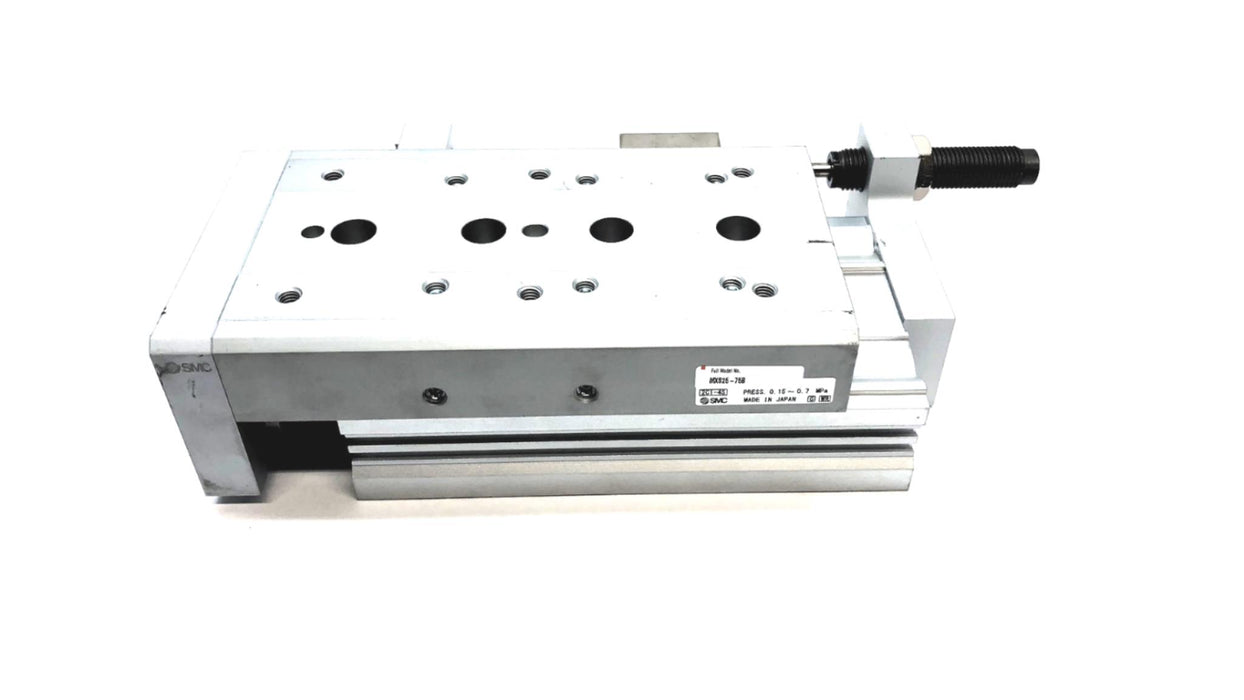 SMC Dual Rod Guided Pneumatic Cylinder MXS25-75B NOS