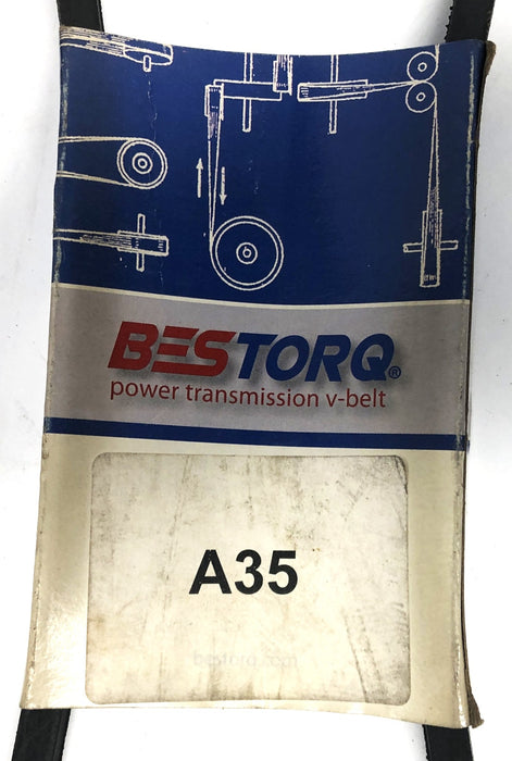 Bestorq Power Transmission V-Belt A35 or 4L370 [Lot of 2] NOS