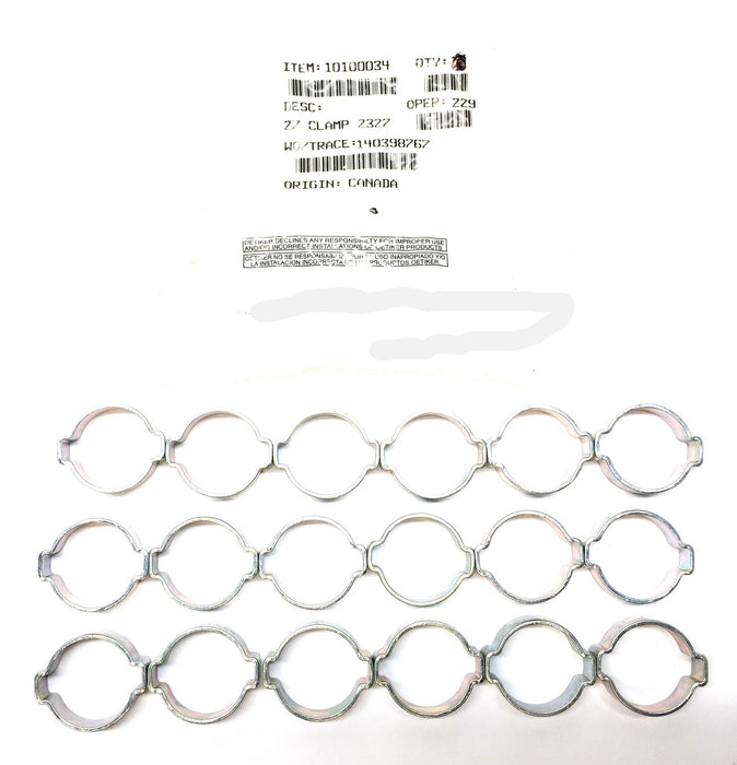 Oetiker 2-Ear Clamp 10100034 (OET 27) [Lot of 18] NOS