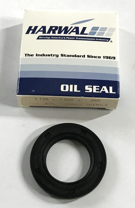 Harwal Type ADL Nitrile Rotary Shaft Seal 1.125 x 1.828 x 0.250 [Lot of 4] NOS