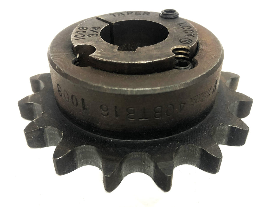 Martin Sprocket With 3/4 Taper Lock Bushing 1008 40BTB16 NOS