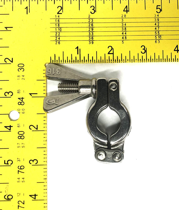 McMaster-Carr CA 316 Stainless Steel Clamp For 1/2&3/4IN OD PN50 [Lot of 2] NOS