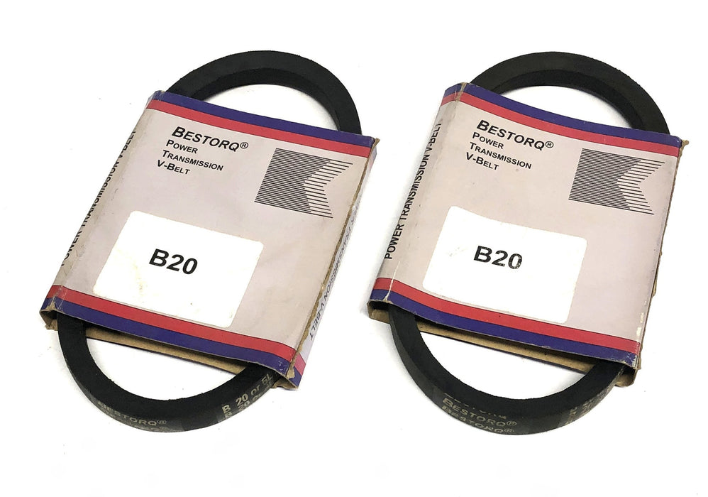Bestorq Power Transmission V-Belt B20 or 5L230 [Lot of 2] NOS