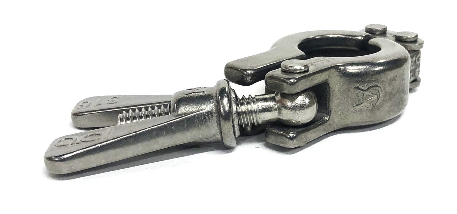 McMaster-Carr 316 Wing Nut Quick-Clamp For 1/2&3/4IN OD PN50 [Lot of 2] NOS