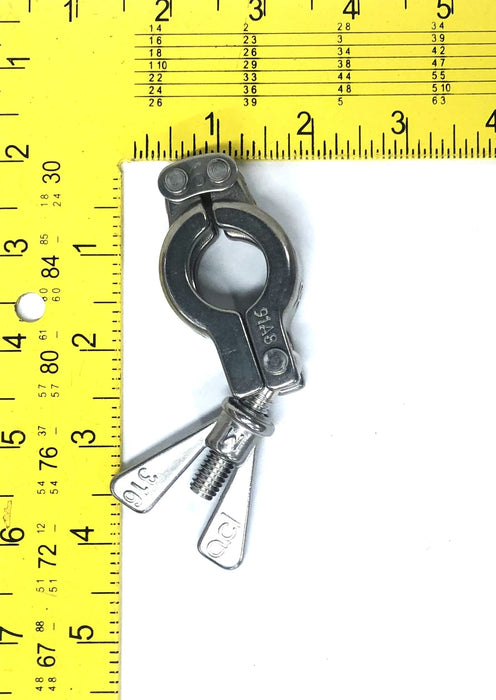 McMaster-Carr 316 Wing Nut Quick-Clamp For 1/2&3/4IN OD PN50 [Lot of 2] NOS