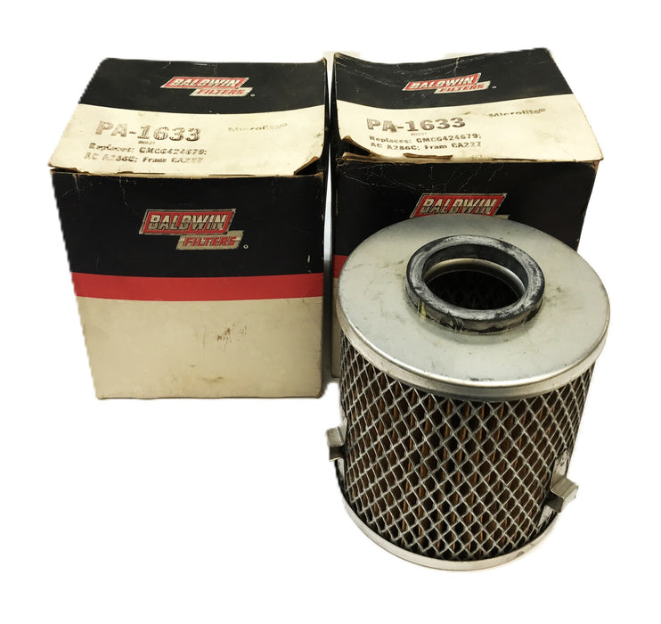 Baldwin Breather Air Filter PA-1633 [Lot of 2] NOS