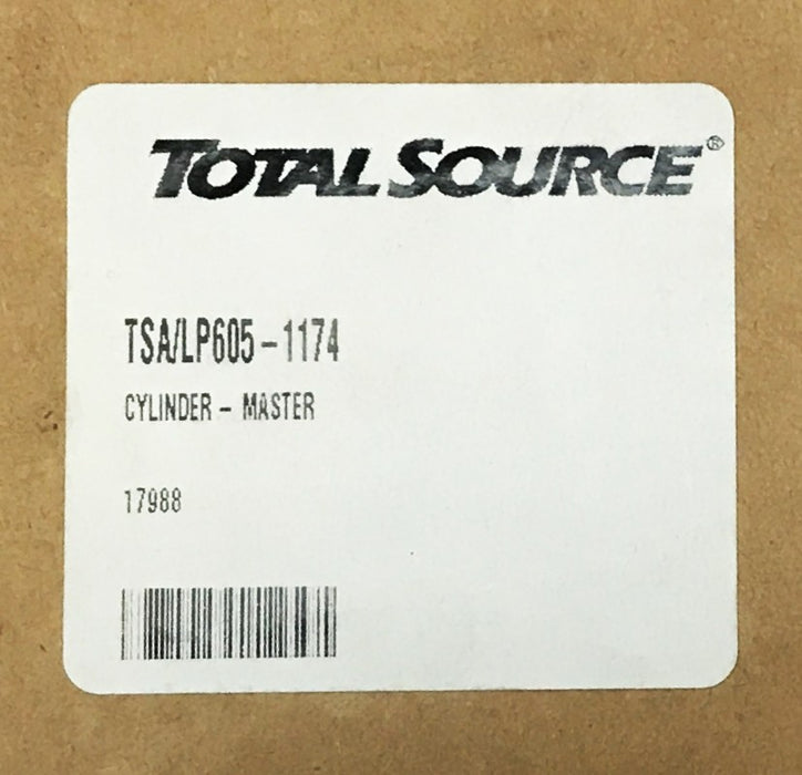 Total Source Forklift Master Cylinder LP605-1174 NOS