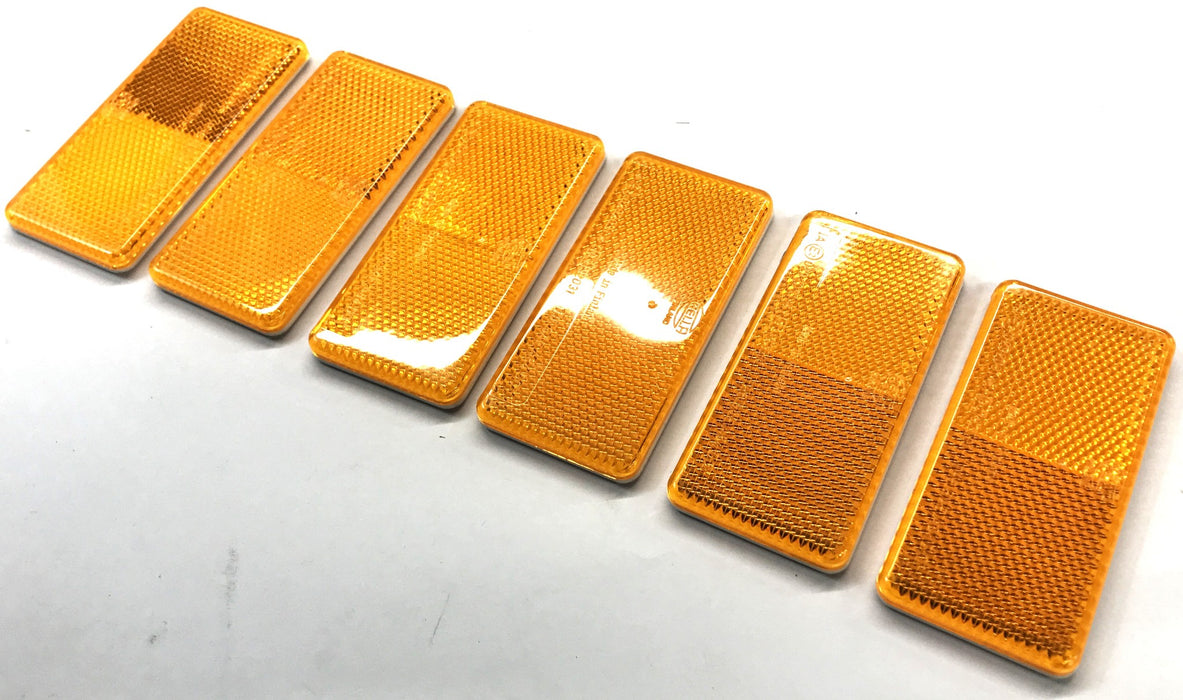 Hella Orange Reflector 0292031 [Lot Of 6] NOS