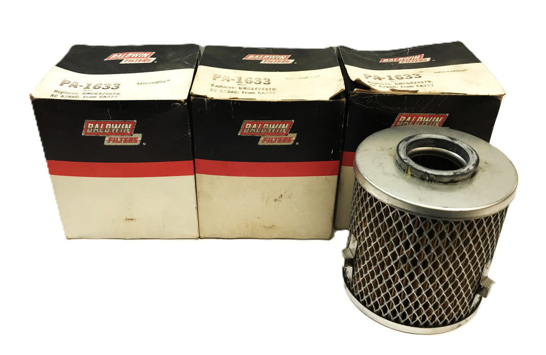 Baldwin Breather Air Filter PA-1633 [Lot of 3] NOS