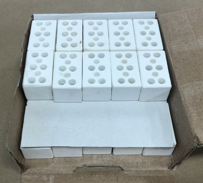 Altech Corp 3 Pole 65A 300V 18-6AWG Ceramic Euroblock CB16/3H [Lot of 25] NOS