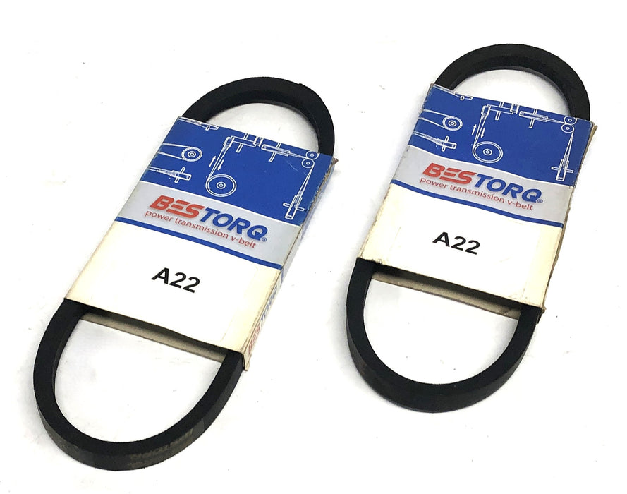 Bestorq Power Transmission V-Belt A22 or 4L240 [Lot of 2] NOS