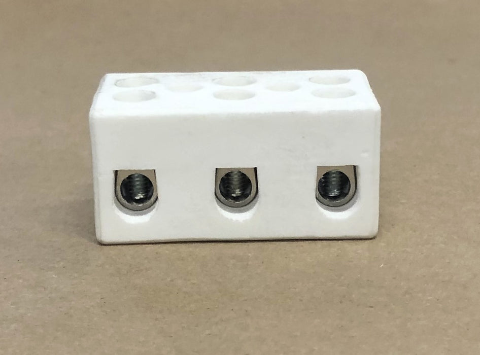 Altech Corp 3 Pole 65A 300V 18-6AWG Ceramic Euroblock CB16/3H [Lot of 25] NOS