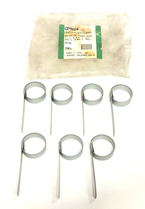 Band-It 1-1/2X5/8X0.025 Inch Center Punch Clamp CP0624 [Lot of 7] NOS