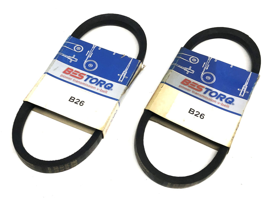 Bestorq Power Transmission V-Belt B26 or 5L290 [Lot of 2] NOS