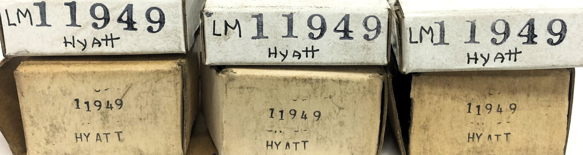 Hyatt Tapered Roller Bearing Cone Plastic Assembly LM11949 [Lot of 6] NOS