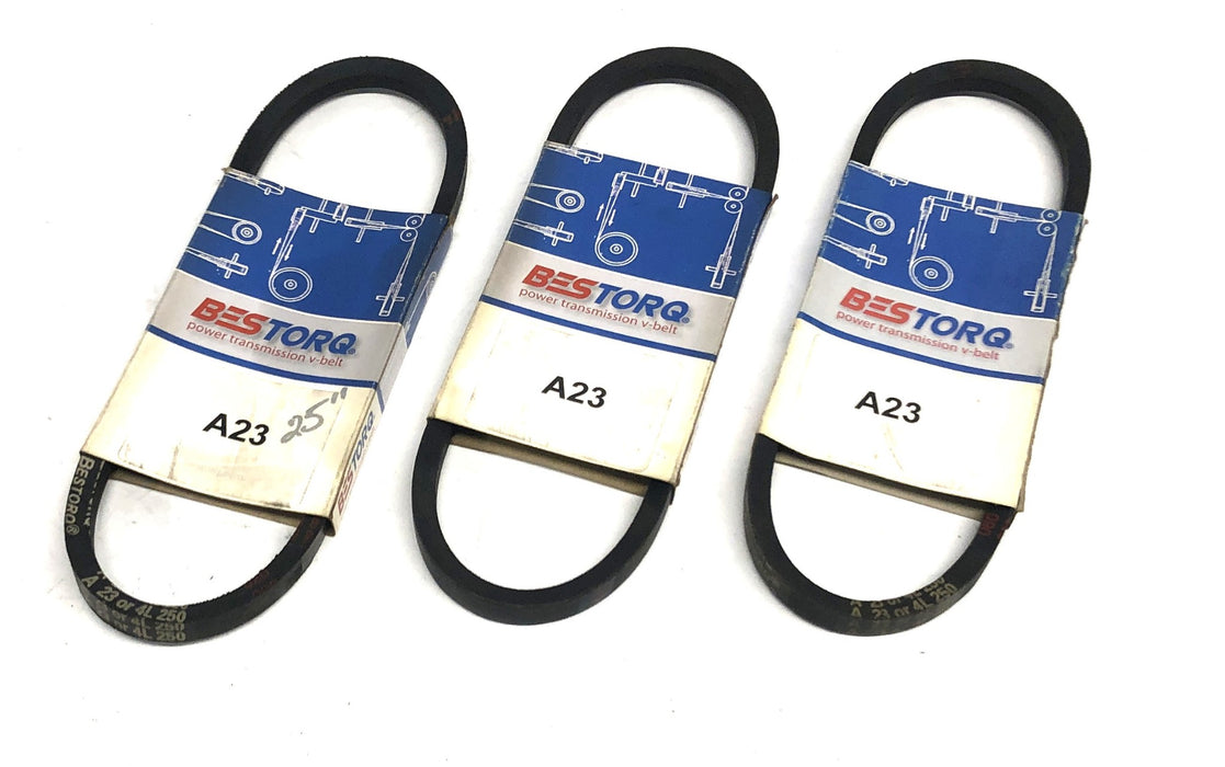 Bestorq Power Transmission V-Belt A23 or 4L250 [Lot of 3] NOS