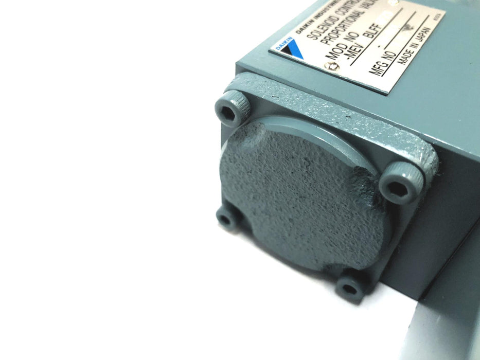 Daikin Solenoid Controlled Proportional Valve Open Plug MEV12BLFF6F75-MN-841 NOS