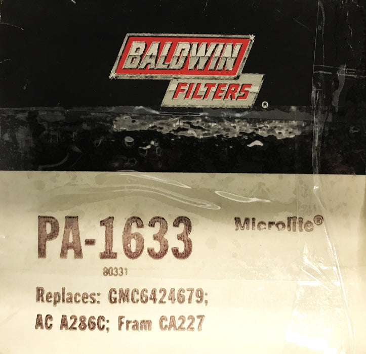 Baldwin Breather Air Filter PA-1633 [Lot of 3] NOS