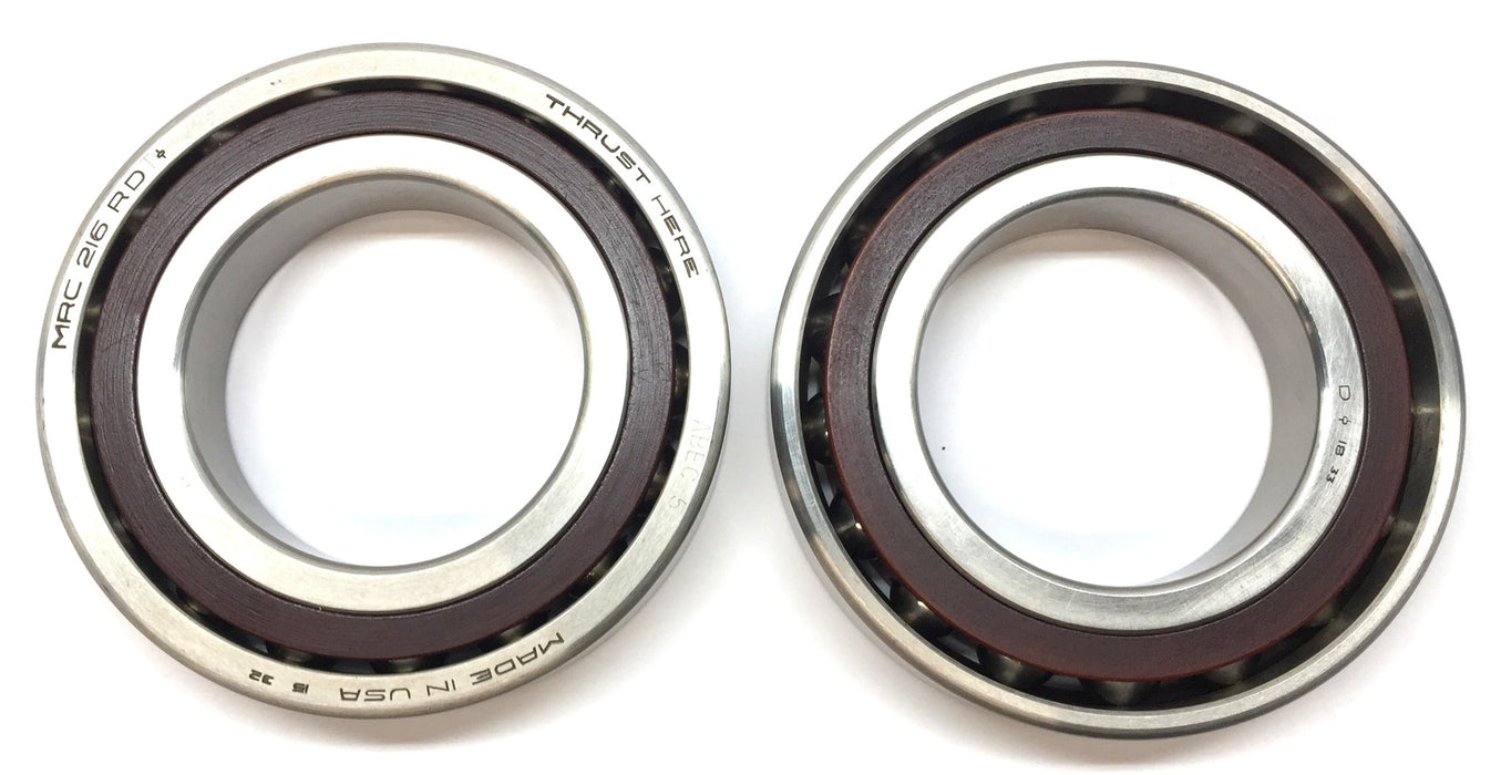 MRC ABEC-5 Single-Row Angular Contact Bearing Set (2pcs) 216RDT NOS