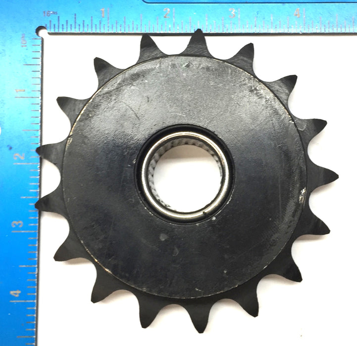 Brewer Machine Co. Idler Roller Chain Tensioner Sprocket 60B17F with 1" Bore NOS