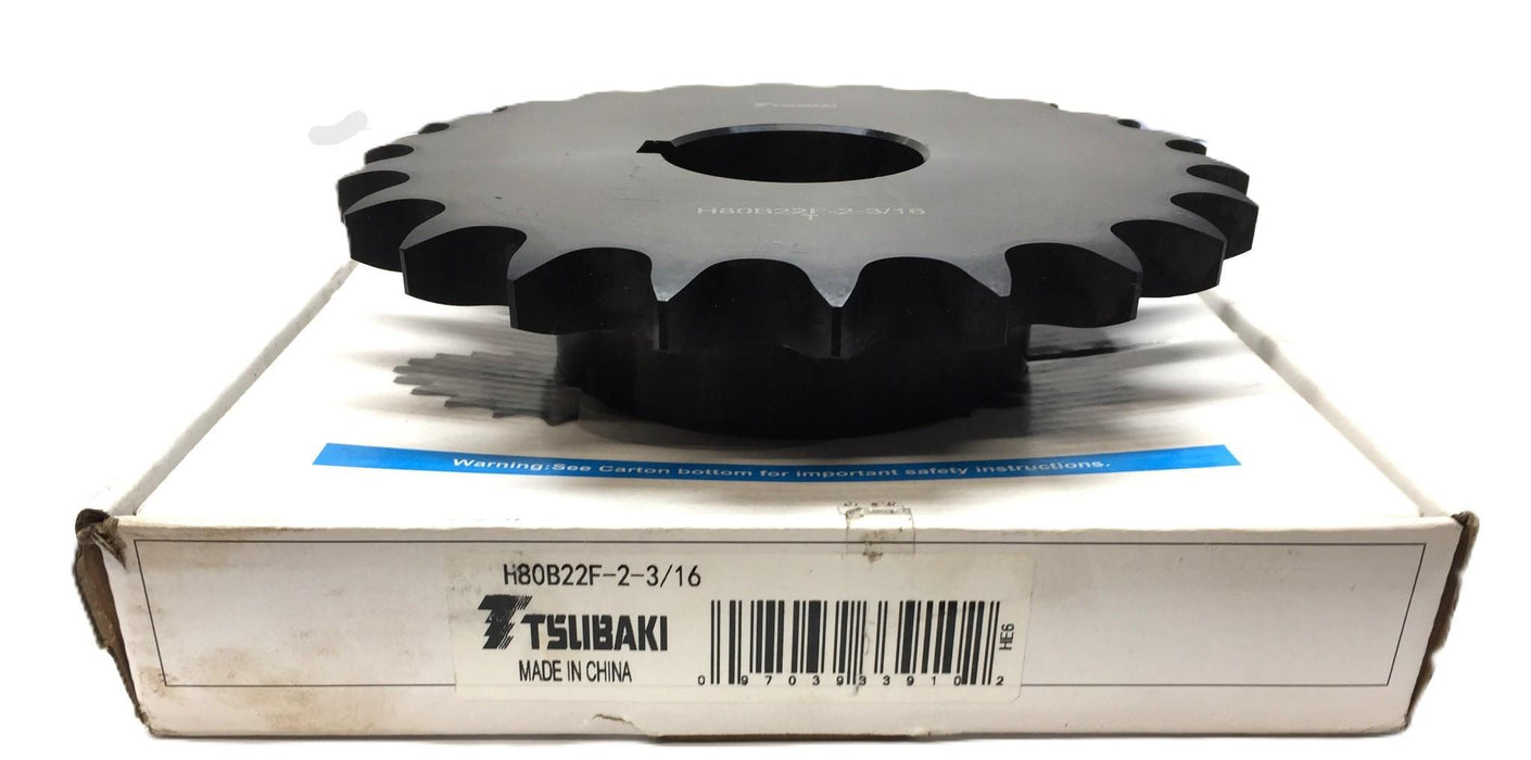 Tsubaki Roller Chain Sprocket H80B22F-2-3/16 NOS