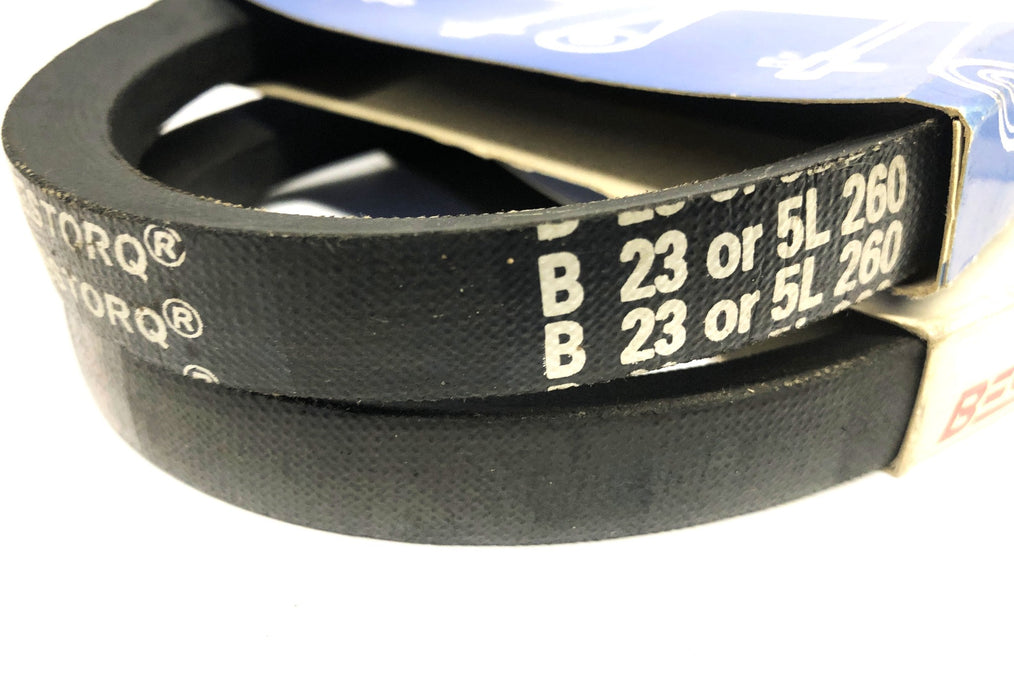 Bestorq Power Transmission V-Belt B23 or 5L260 [Lot of 2] NOS
