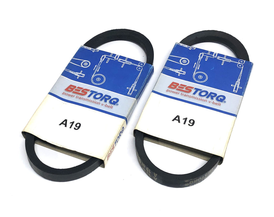 Bestorq Power Transmission V-Belt A19 or 4L210 [Lot of 2] NOS