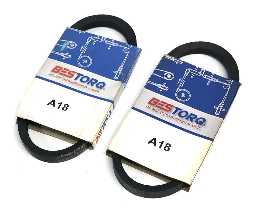 Bestorq Power Transmission V-Belt A18 or 4L200 [Lot of 2] NOS