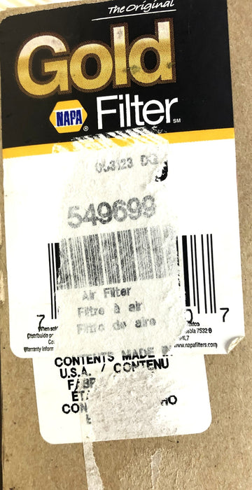 NAPA Gold Air Filter 549699 NOS