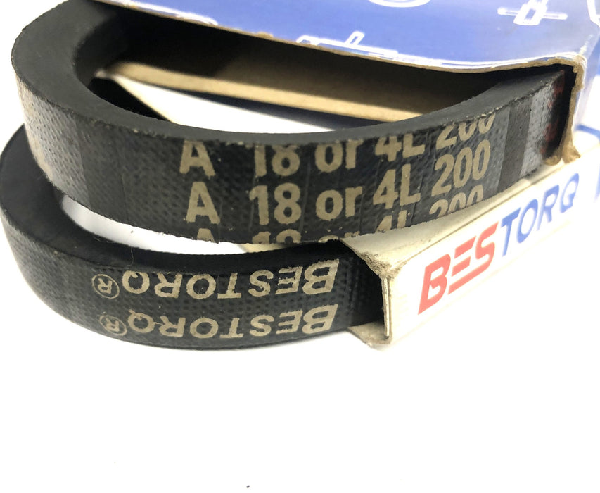 Bestorq Power Transmission V-Belt A18 or 4L200 [Lot of 2] NOS