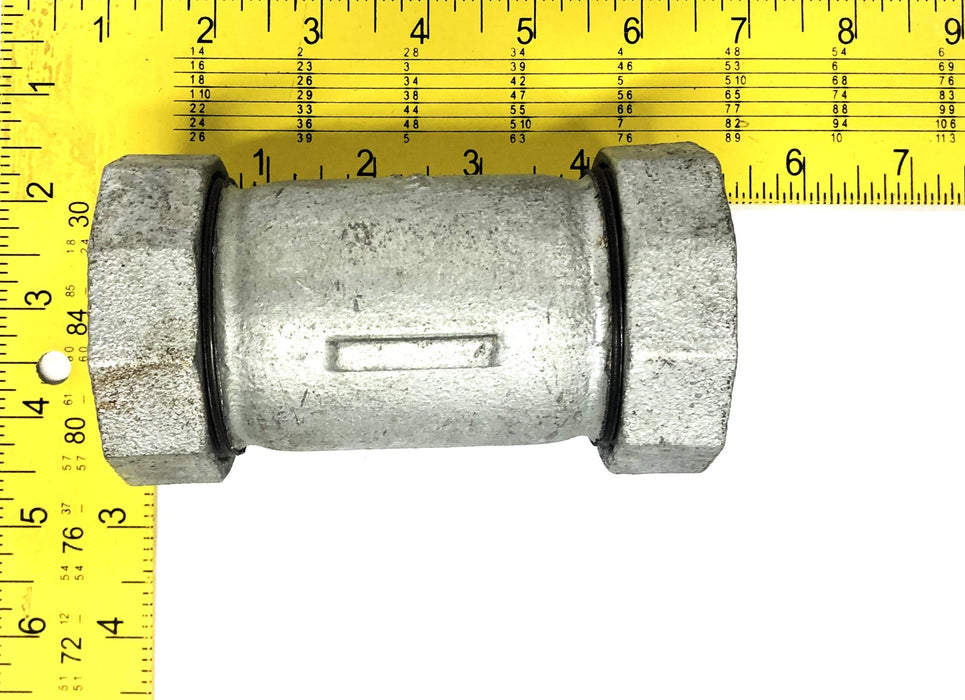 ProFlo 1-1/4 Inch IPS Low Lead Galvanized Compression Coupling PFXGCCHL NOS