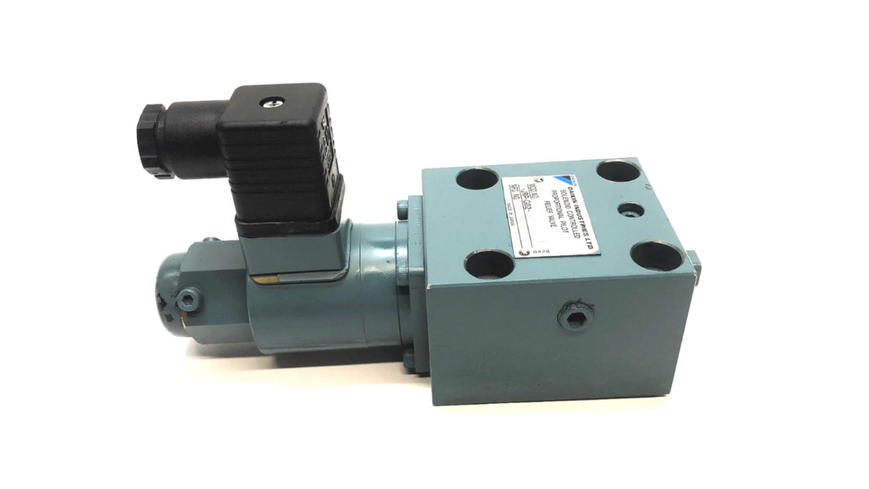 Daikin Solenoid Controlled Pilot Proportional Relief Valve JRP-G02-3-23 NOS
