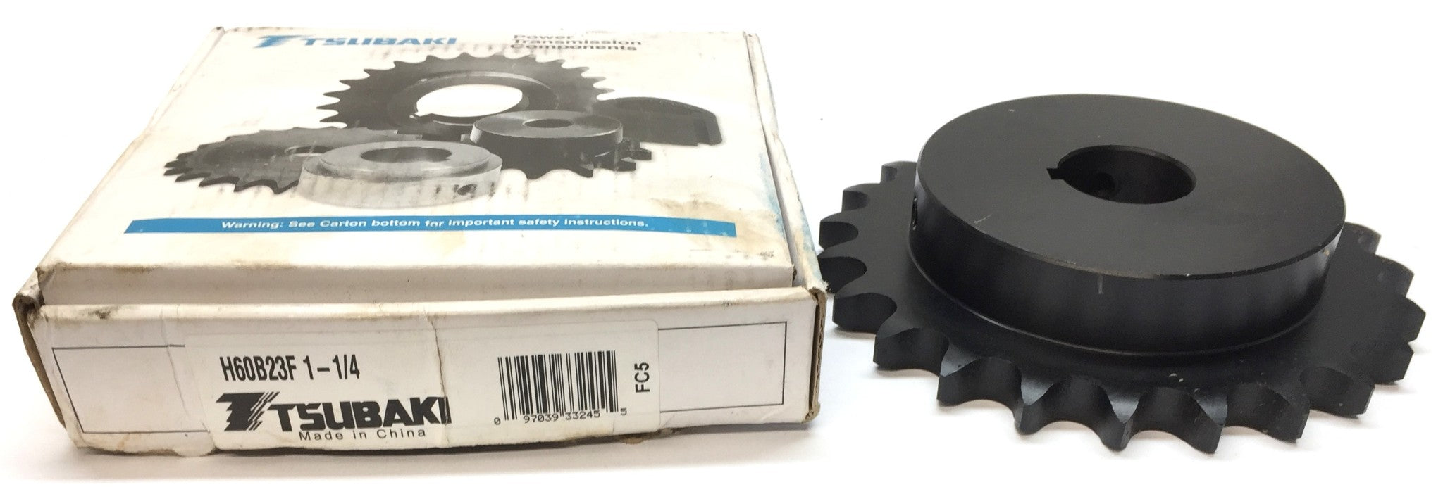Tsubaki Roller Chain Sprocket H60B23F 1-1/4 NOS