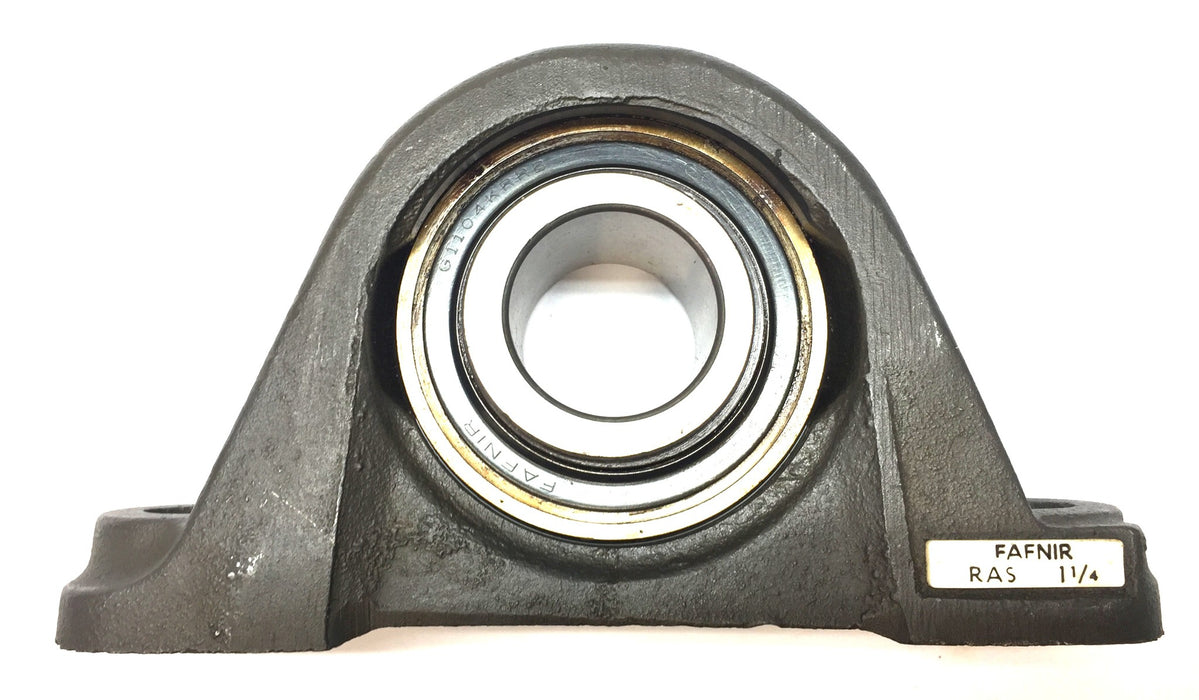 Fafnir 2-Bolt Pillow Block Mounted Roller Bearing RAS1-1/4 (G1104KRRB C1) NOS