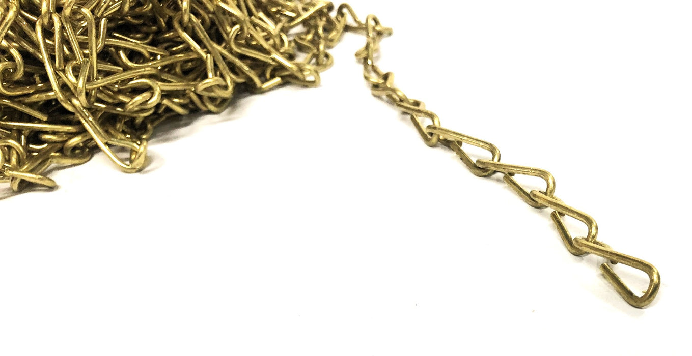 Brady 45 Foot Brass Chain Jack #16 NOS