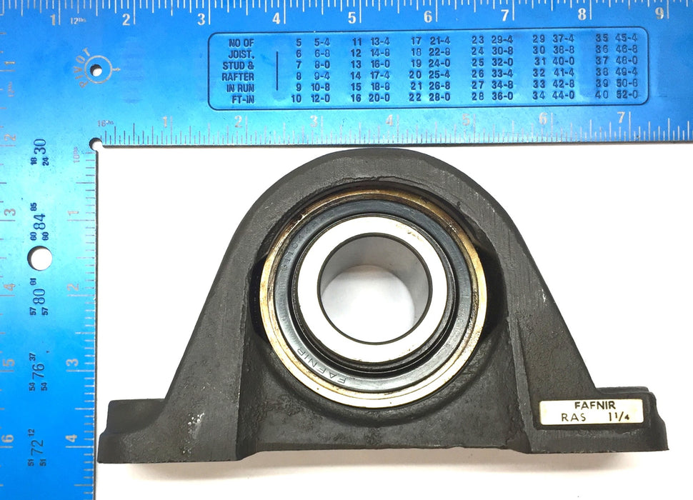 Fafnir 2-Bolt Pillow Block Mounted Roller Bearing RAS1-1/4 (G1104KRRB C1) NOS
