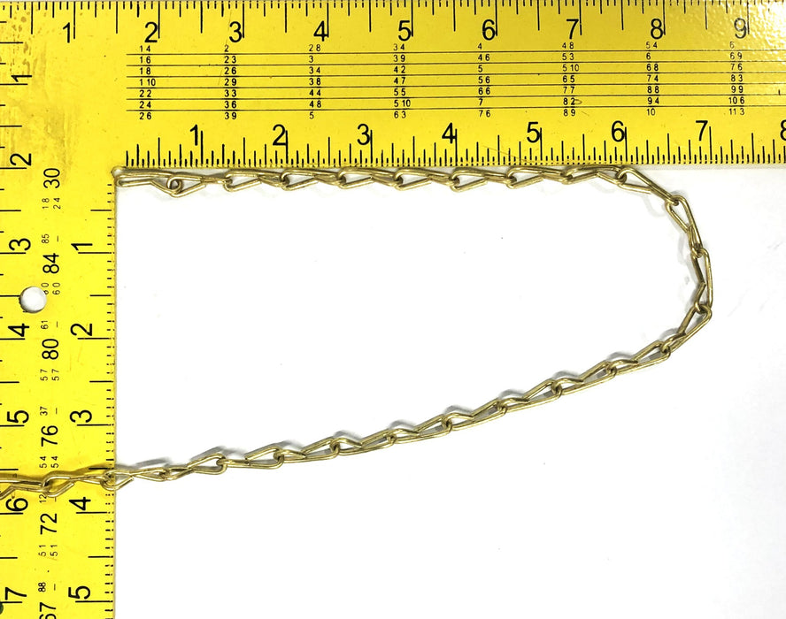 Brady 45 Foot Brass Chain Jack #16 NOS