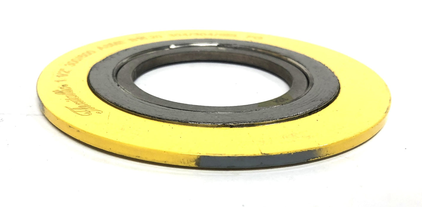 Flexitallic 1-1/2 Inch 300/600 ASME B16.20 Gasket 304/304/SEL FG [Lot of 6] NOS