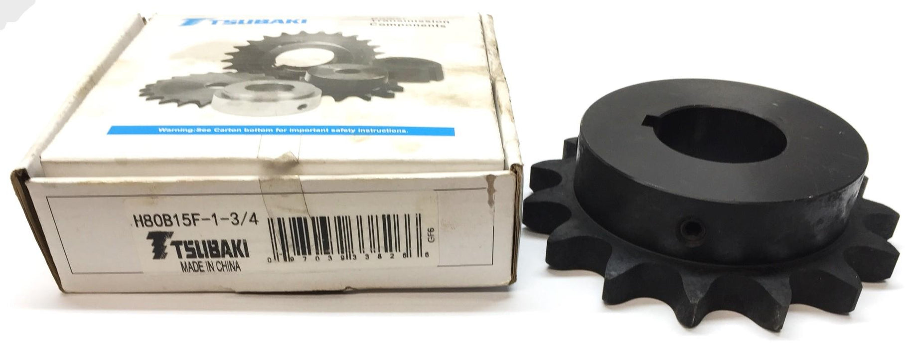 Tsubaki Roller Chain Sprocket H80B15F-1-3/4 NOS