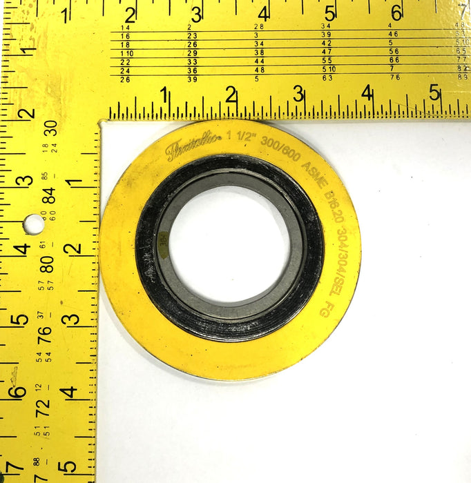 Flexitallic 1-1/2 Inch 300/600 ASME B16.20 Gasket 304/304/SEL FG [Lot of 6] NOS