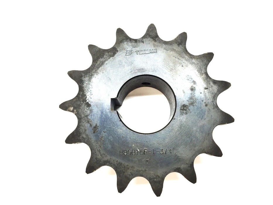 Tsubaki Roller Chain Sprocket H80B15F-1-3/4 NOS