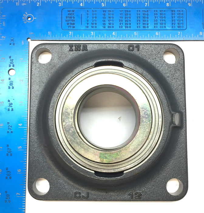 INA Flanged 4-Bolt Mounted Bearing Housing w/Collar GRAE60-NPP-B (X0206) NOS