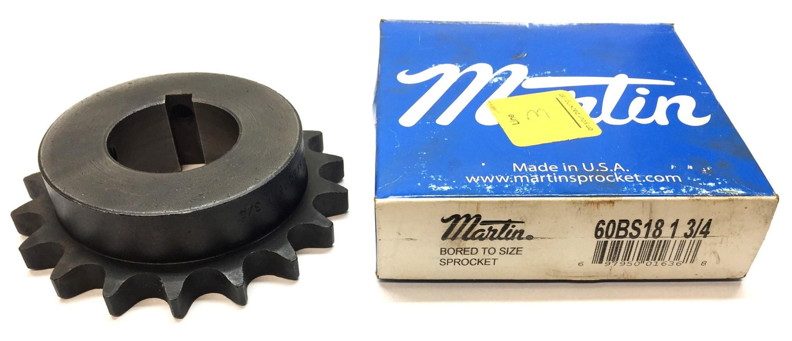 Martin Roller Chain Sprocket 60BS18-3/4 NOS