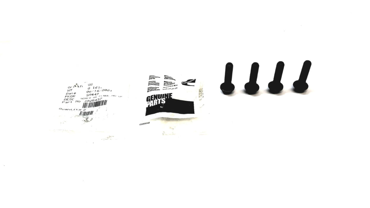 Cummins M10-1.5 x 40mm Hex Head Flanged Cap Screw 3925437 [Lot of 4] NOS