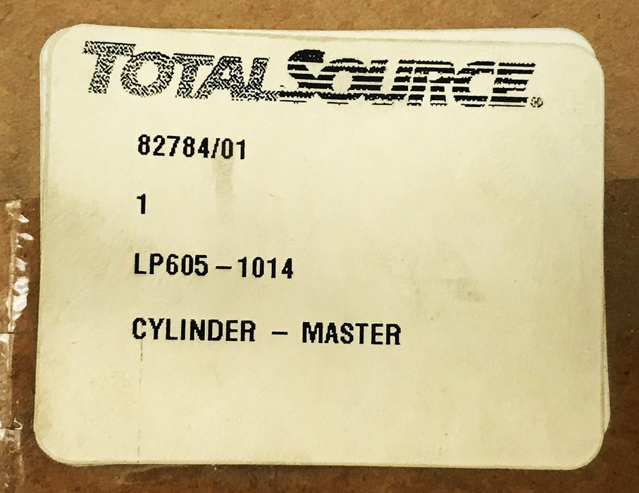 Total Source Forklift Master Cylinder LP605-1014 NOS