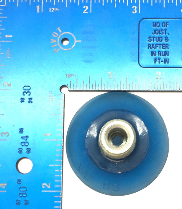 Vi-Cas 5/8" Male Threaded Blue Vacuum Suction Cup VC86 NOS