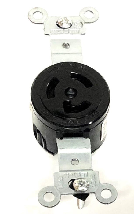 Leviton 15A 277V Black Locking Receptacle 4760 [Lot of 2] NOS